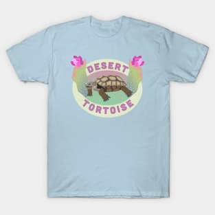 Desert Tortoise and Beavertail Cactus T-Shirt